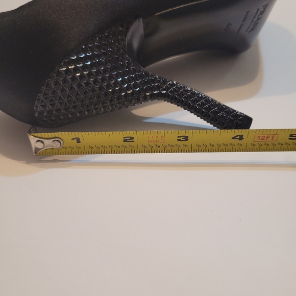 Prada black satin embellished pumps size 40 - Picture 14 of 16